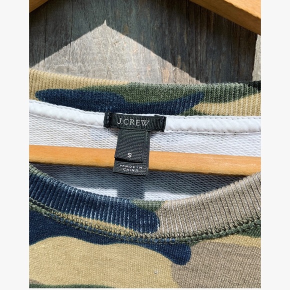NWOT Army Pullover Sweat Shirt J.Crew Size Small - Picture 5 of 5